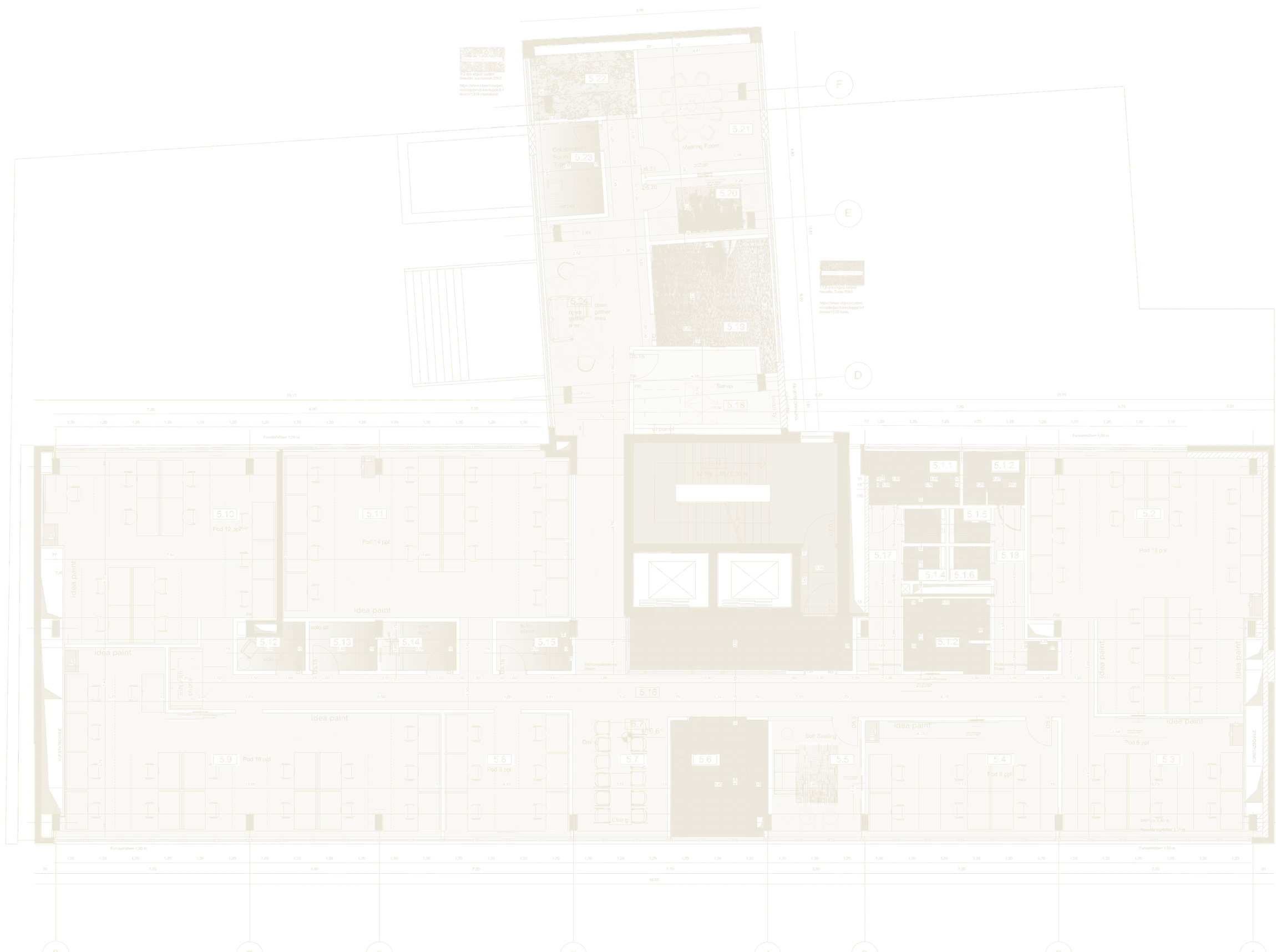 Grundriss 5. Obergeschoss